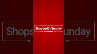 Shopsmith Sunday  Bandsaw Deck [upl. by Prisilla]