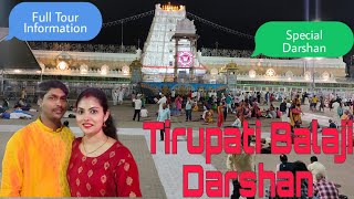 Tirupati Balaji Darshan  Full Detail Information  Vellore to Tirupati Glam Girl Susmita Dey [upl. by Leirua]