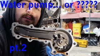 How to remove timing gear and head from engine  500hp RB25 engine build pt 2 [upl. by Mcclary]