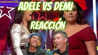 YO SOY PERU  ADELE VS DEMI LOVATO  REACCION [upl. by Vanden]