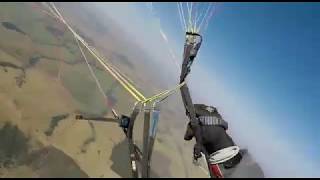 Paragliding CrashReserve parachute [upl. by Krusche765]