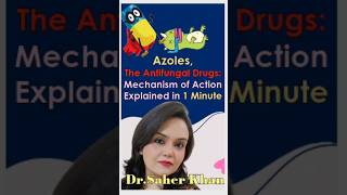 AzolesThe Antifungal drugs Mechanism of ActionExplained in 1 minazolesneet pgshortspharma [upl. by Asare]