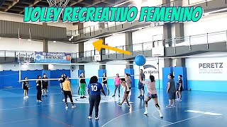 VOLEY FEMENINO RECREATIVO RECEPCIÓN ERRONEA 🤨 [upl. by Carlyn]