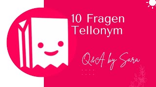 QampA  10 Fragen von Tellonym ❓  Eure Fragen meine Antworten ✏️💬 SaragoesSahara 🌸 [upl. by Lukey978]