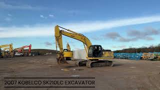 2007 KOBELCO SK210LC EXCAVATOR [upl. by Tiffie961]