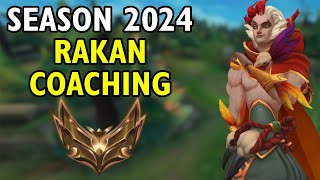 Master Support Coaches Gold Rakan  Season 2024  142 [upl. by Ecinna]