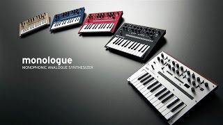 KORG monologue  Nextgeneration monophonic analog synthesizer [upl. by Gnod851]