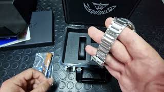 Unboxing Squale 1521 Cosc with new bracelet 1521 diver diverwatch squale watch [upl. by Elephus]