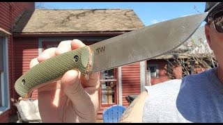 Work Tuff Gear Red Wolf knife review [upl. by Marigolda687]