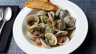 Chorizo Steamed Clams Recipe  How to Make SpanishStyle Clams with Chorizo Sauasge [upl. by Fortune]