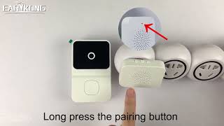 Tuya WiFi Video Doorbell Smart Home Indoor Security Protection Camera Two Way Intercom Night Vision [upl. by Nrublim]