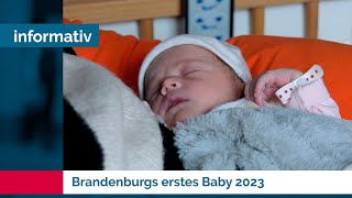 Geboren kurz nach Mitternacht Das Neujahrsbaby 2023 [upl. by Nilloc]