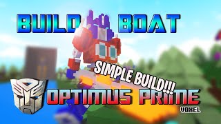 OPTIMUS PRIME  SIMPLE VOXEL BUILD [upl. by Solrak760]