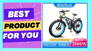 Keteles K800 Dual Motor 2000W Electric Bicycle [upl. by Nance498]