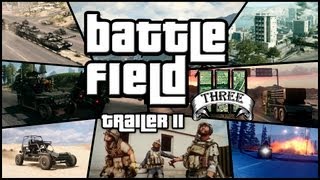 GTA V in Battlefield 3 Trailer 2 Parody  Full screen version [upl. by Okiam]