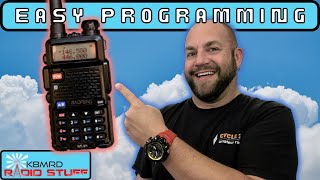 How To Program A Baofeng UV5R Ham Radio [upl. by Aric]