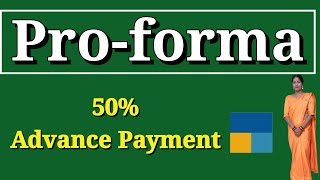 Proforma invoice with 50 advance payment in Tally Prime l how to make proforma invoice with 50 adv [upl. by Nauh472]