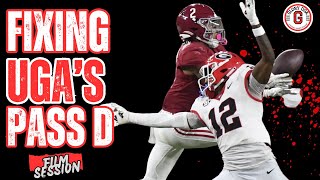 Whats Wrong With the Georgia Football Pass Defense amp How to Fix It Film Session [upl. by Haral]