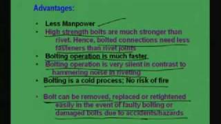 Mod2 Lec6 Bolted Connection [upl. by Nrehtac69]