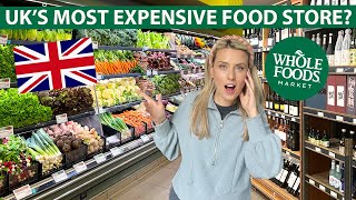 INSIDE THE MOST EXPENSIVE FOOD STORE UK  Wholefoods London [upl. by Adnilra]