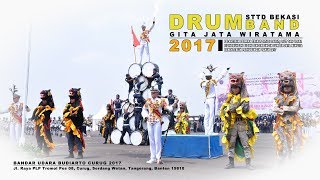 DRUMBAND GITA JATA WIRATAMA STTD BEKASIDRONEPELANTIKAN PERWIRA TRANSPORTASI BPSDMP 2017 [upl. by Keefe]