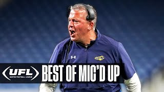 Best Micd Up Moments of Week 10  UFL [upl. by Jeni]