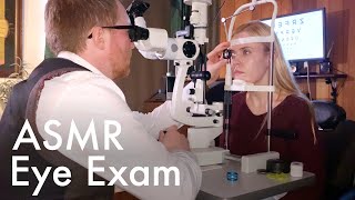 Real ASMR Eye Exam in Leicester Unintentional Real Person ASMR [upl. by Neelak]