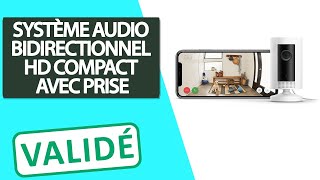 Avis Caméra de surveillance HD compacte avec prise Système audio bidirectionnel [upl. by Kathryn648]