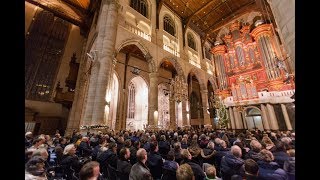 Gigout Grand chœur dialogué  PETER EILANDER Laurenskerk Rotterdam Two organs [upl. by Lessard]