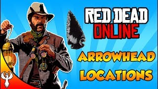 Red Dead Online  ALL Arrowhead Locations for Cycles 13 Collector [upl. by Ahgiel344]