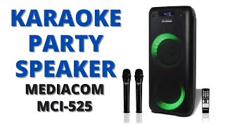 MEDIACOM MCI 525 KARAOKE SPEAKER  Al Alejandro [upl. by Yatnahc]