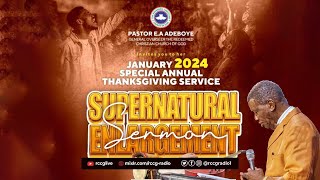 RCCG JANUARY 7th 2024  THANKSGIVING SERVICE [upl. by Ramedlav]