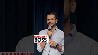 Naughty Boss Roasted By Vikas Kush Sharma  Crowd Work Stand Up Comedy standupcomedy shorts [upl. by Sells]