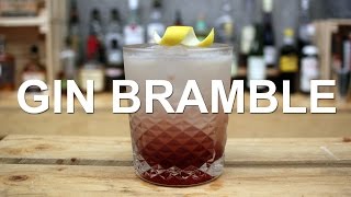 Gin Bramble Gin Cocktail Recipe [upl. by Adallard]