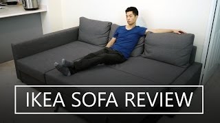 IKEA FRIHETEN Sofa Bed Review [upl. by Gnouc]