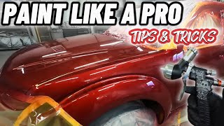 Auto painting guide Tips and tricks to applying a base coat and clear clear coat finish [upl. by Asilet]