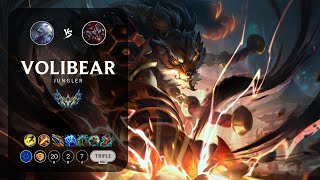 Volibear Jungle vs Shaco  EUW Challenger Patch 145 [upl. by Enirehtak]