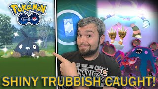 SHINY TRUBBISH CAUGHT THIS NEW POKEMON IS ACTUALLY PRETTY GOOD Pokemon GO [upl. by Jolenta]