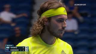 Tsitsipas vs Kokkinakis Australian Open 2021 Highlight [upl. by Eissej]