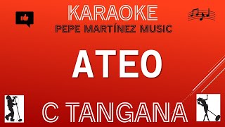 Ateo C Tangana Karaoke [upl. by Namrac]