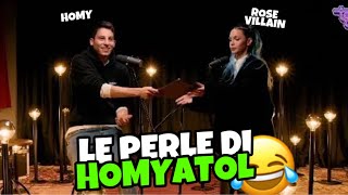 Le Perle di HOMYATOL con ROSE VILLAIN vecchio video [upl. by Queridas863]