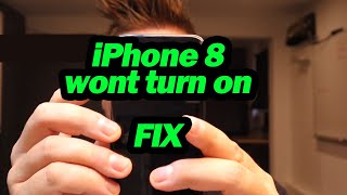 iPhone 8 wont turn on  the fix [upl. by Neuburger]