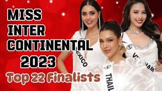 TOP 22 MISS INTERCONTINENTAL 2023  THE WINNER IS CHATNALIN CHOTJIRAWARACAT FROM THAILAND [upl. by Veejar874]