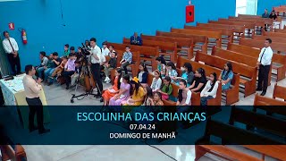 07042024  Escolinha das Crianças [upl. by Rraval722]