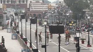 Wagah border Evening parade [upl. by Sabec473]