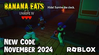 Roblox Banana Eats New Code November 2024 [upl. by Gertrudis]