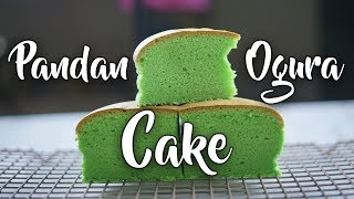 Cara Mudah Membuat Pandan Ogura Cake LEMBUT [upl. by Ackler]