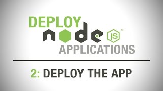 Deploying nodejs applications 2  provision server amp setup flightplan [upl. by Brion567]