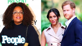 Oprah Winfrey Shares Thoughts on Meghan Markle and Prince Harry Attending the Coronation  PEOPLE [upl. by Ever]