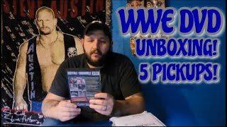 WWE DVD UNBOXING 5 PICKUPS [upl. by Odnalor]